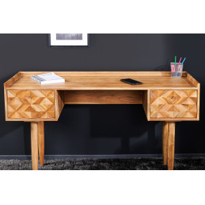 MATERA-II modern akác íróasztal - 130cm INVICTA