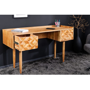 MATERA-II modern akác íróasztal - 130cm