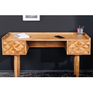 MATERA-II modern akác íróasztal - 130cm INVICTA