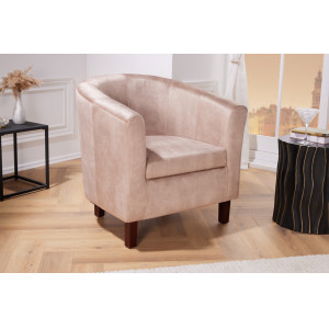 HEMINGWAY modern fotel - beige INVICTA