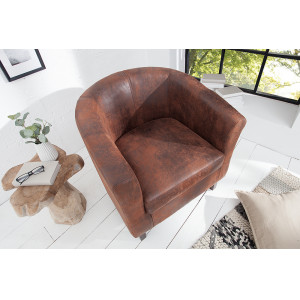 HEMINGWAY modern fotel - antik barna