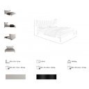 MEDINA exkluzív ágykeret - 180x200cm