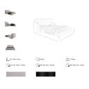 TABERNAS exkluzív ágykeret - 180x200cm