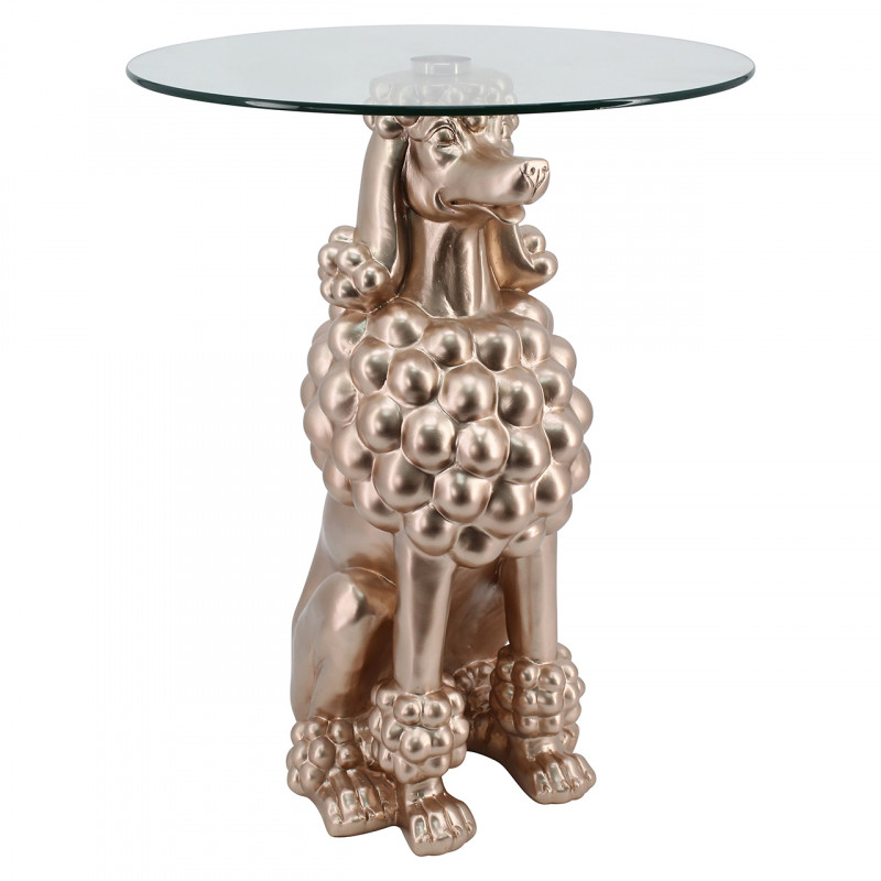 POODLE design lerakóasztal - 48cm