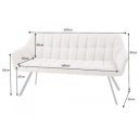 PAPILLON modern ülőpad - 165cm - beige