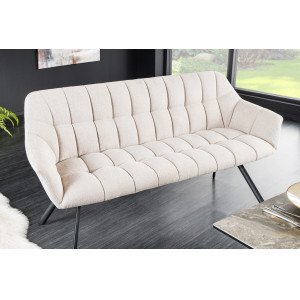 PAPILLON modern ülőpad - 165cm - beige INVICTA