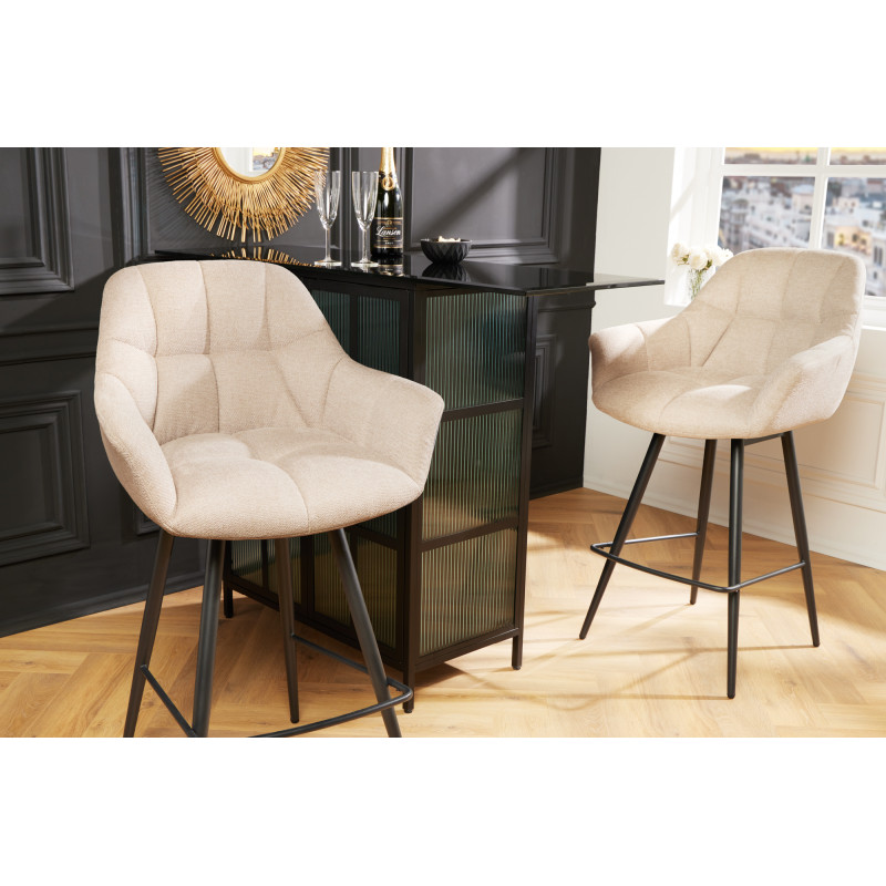 PAPILLON design forgatható bárszék - beige