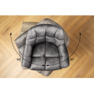 PAPILLON design forgatható bárszék - szürke