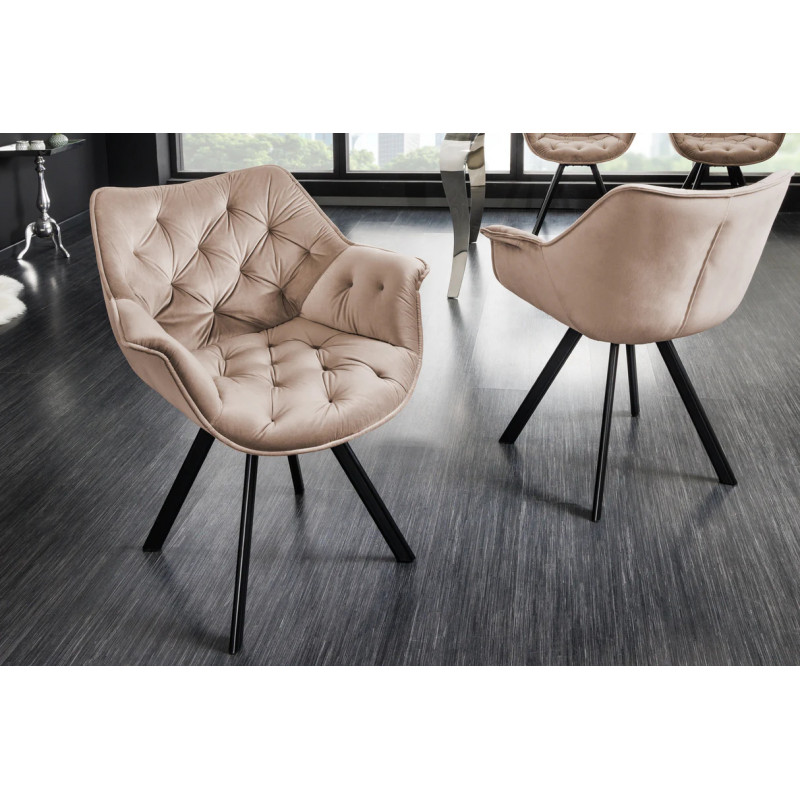 MATCH- III -design forgatható szék - greige