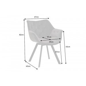 MATCH- III -design forgatható szék - zöld