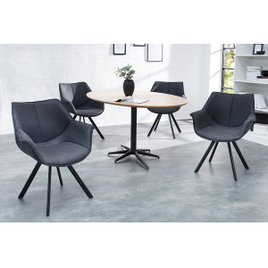 MATCH - II design forgatható szék - antracit INVICTA