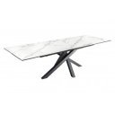 MARVELOUS exkluzív bővíthető étkezőasztal - világos márvány - 180-220-260cm