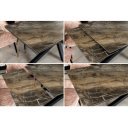 MARVELOUS exkluzív bővíthető étkezőasztal - sötét márvány - 180-220-260cm