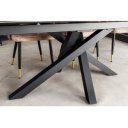 MARVELOUS exkluzív bővíthető étkezőasztal - sötét márvány - 180-220-260cm