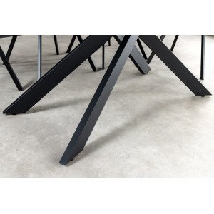 ALPINE bővíthető étkezőasztal - világos márvány - 160-200cm