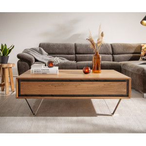 STONEGRACE prémium akác dohányzóasztal - 115cm - natúr