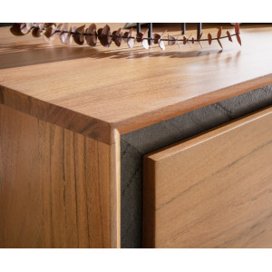 STONEGRACE prémium akác dohányzóasztal - 115cm - natúr