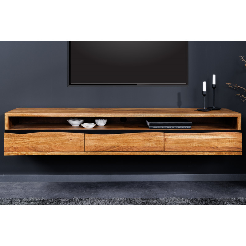 MAMMUT tömör akác fali TV-szekrény - 160cm