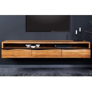MAMMUT tömör akác fali TV-szekrény - 160cm INVICTA