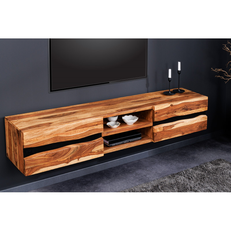 AMAZONAS design rózsafa fali TV-szekrény - 160cm