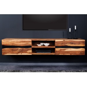 AMAZONAS design rózsafa fali TV-szekrény - 160cm