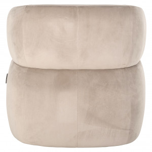 LASSUS exkluzív fotel - fehér/beige/fekete