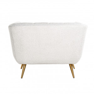 HOUXLEY exkluzív fotel - fehér/antracit/beige