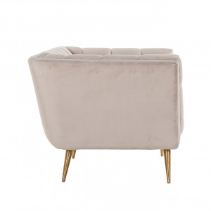 HOUXLEY exkluzív fotel - fehér/antracit/beige
