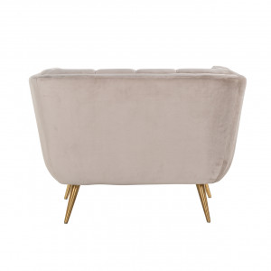 HOUXLEY exkluzív fotel - fehér/antracit/beige