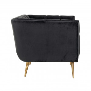 HOUXLEY exkluzív fotel - fehér/antracit/beige