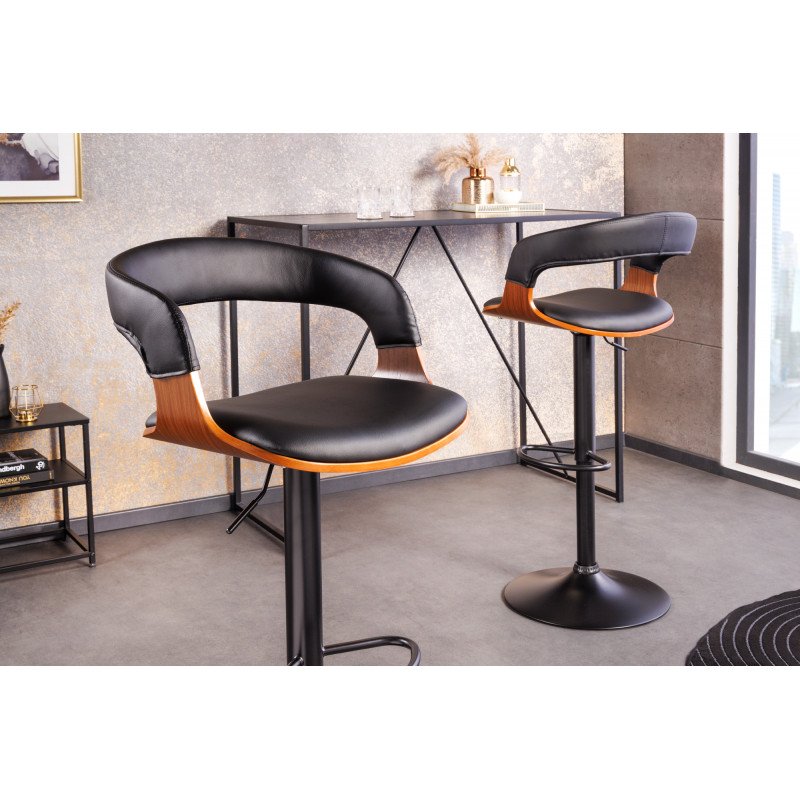 MANHATTEN design bárszék - fekete