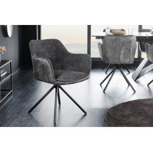 VERONA design forgatható szék - szürke