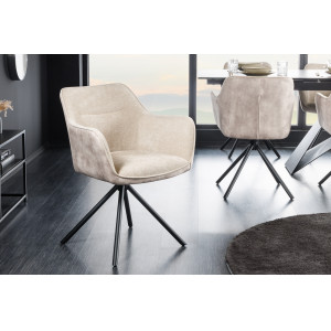 VERONA design forgatható szék - beige