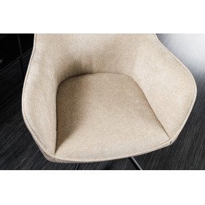 VERONA design forgatható szék - beige