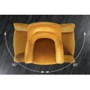 VERONA design forgatható szék - okker