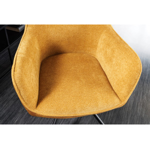 VERONA design forgatható szék - okker