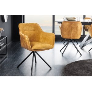 VERONA design forgatható szék - okker