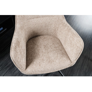 VERONA-II design forgatható szék - beige