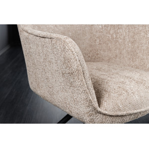 VERONA-II design forgatható szék - beige