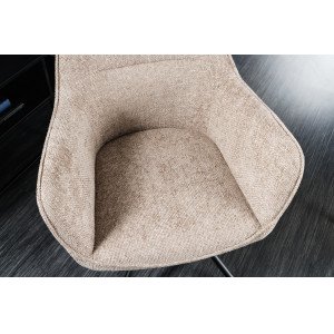 VERONA-II design forgatható szék - beige