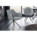 VERONA-II design forgatható szék - szürke