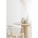 NAVIEN kerek mangófa étkezőasztal - 120cm