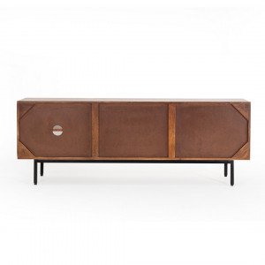 LORDS modern mangófa TV-szekrény - 140cm