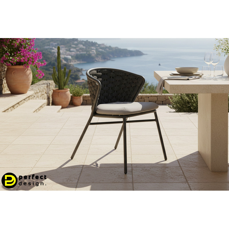 COMORE exkluzív kültéri szék - szürke