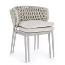 ARUBA exkluzív kültéri szék - szürke