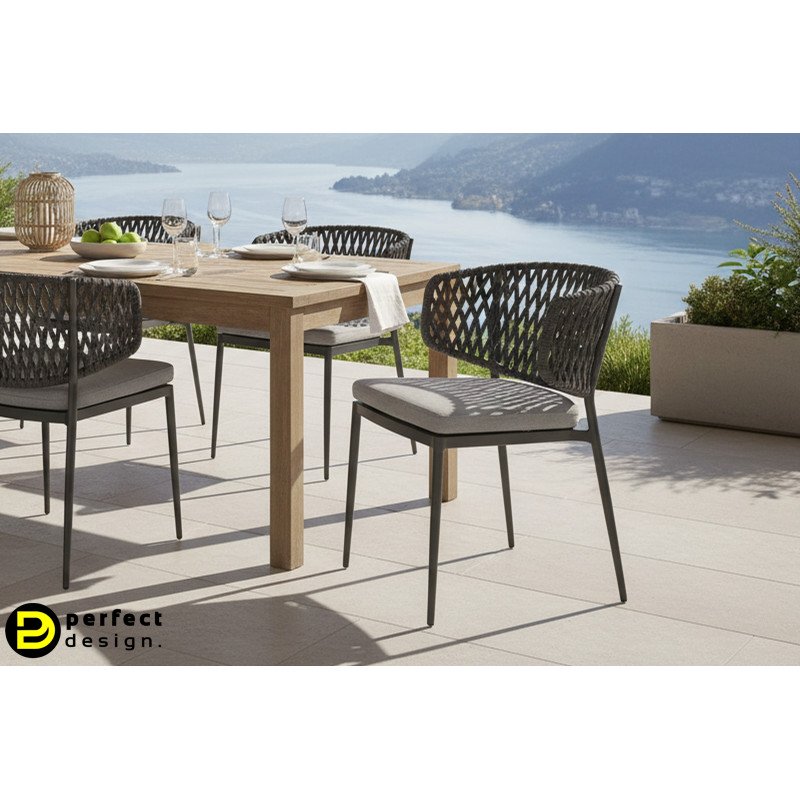 ARUBA exkluzív kültéri szék - antracit