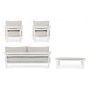 BARBADOS prémium kültéri szett - szürke/fehér