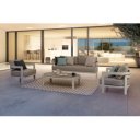 BARBADOS prémium kültéri szett - szürke/fehér