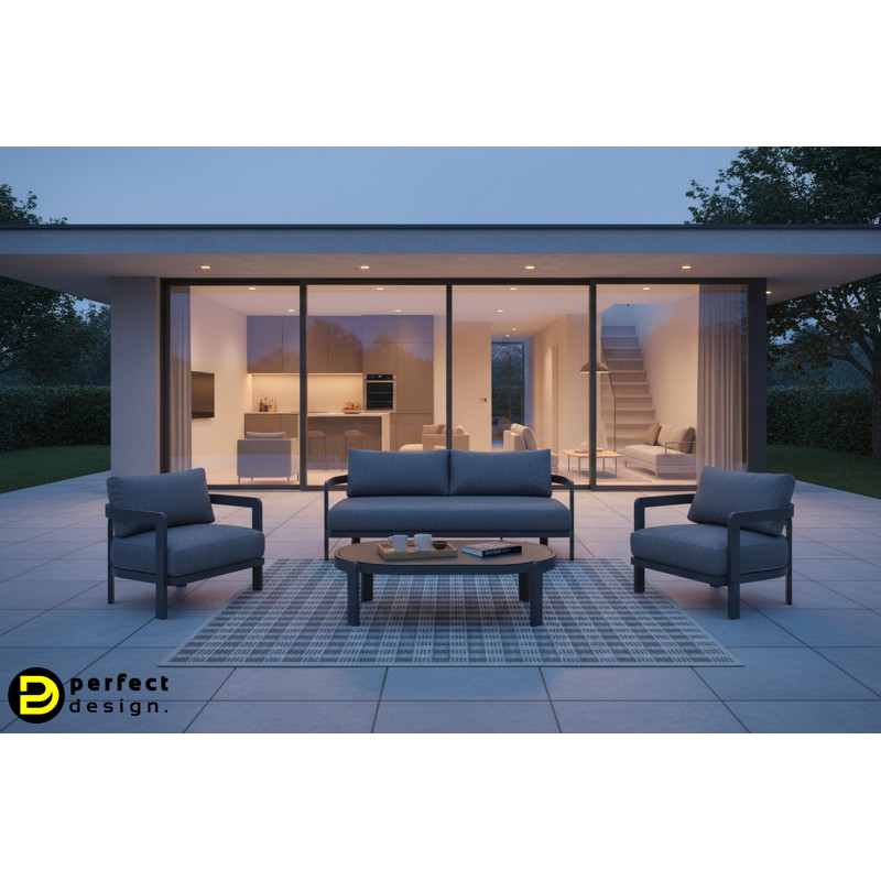 BARBADOS prémium kültéri szett - antracit