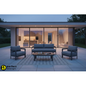 BARBADOS prémium kültéri szett - antracit BIZZOTTO